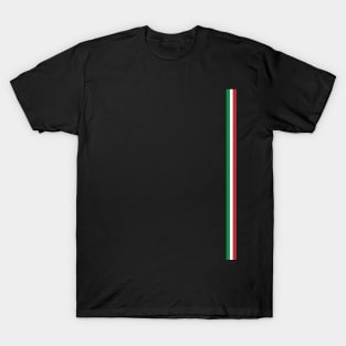 Minimalist Italian Flag T-Shirt